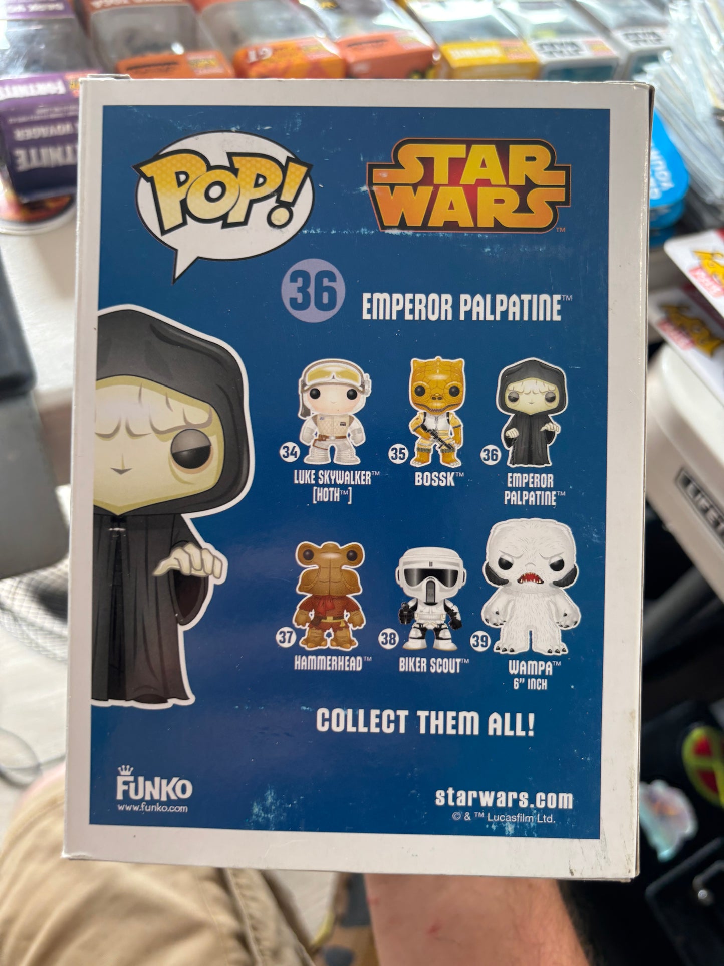 Star Wars Pop! Star Wars Pop! Emperor Palpatine #36
