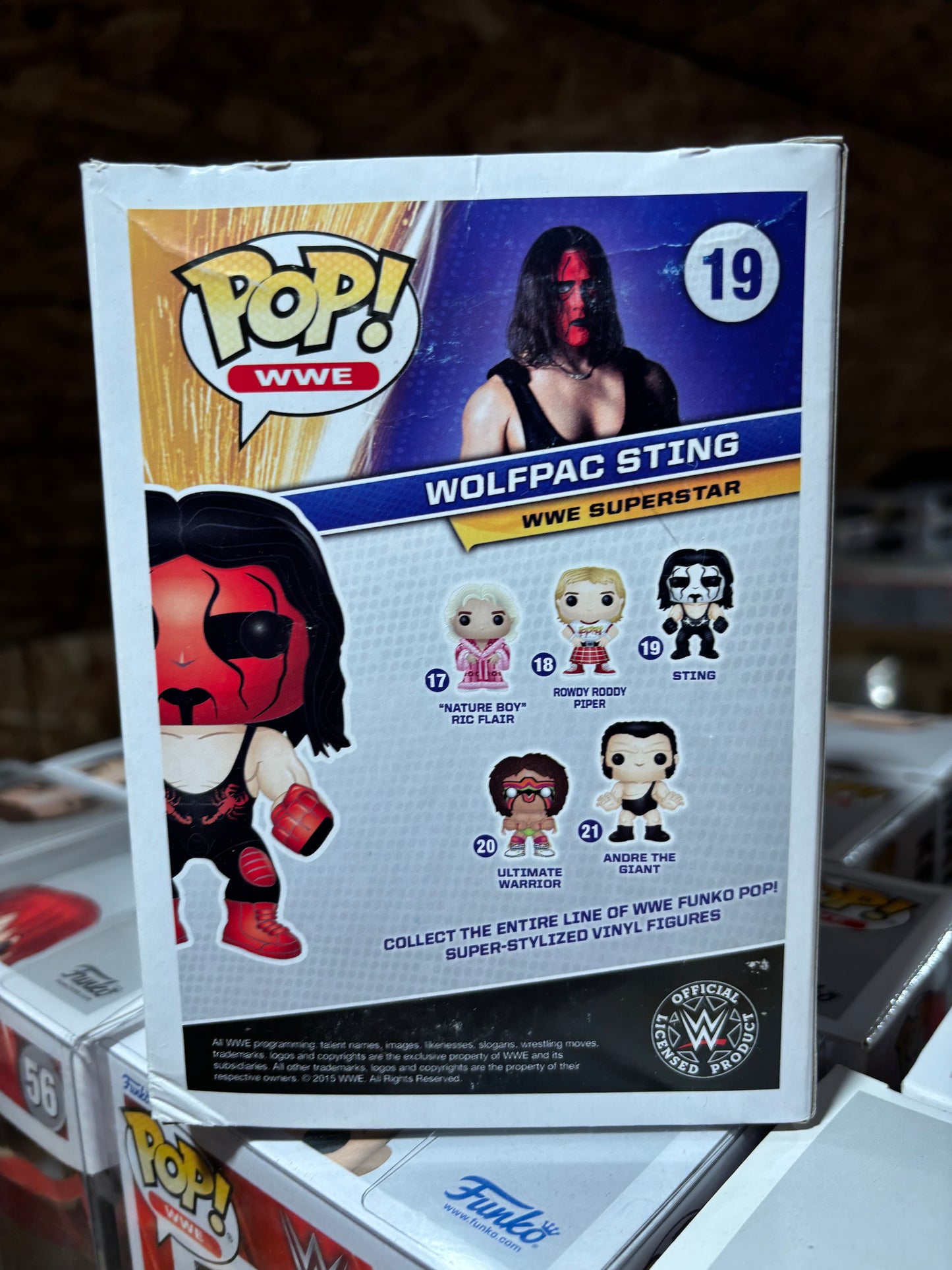 WWE Funko Pop : WWE - Sting #19 Gamestop