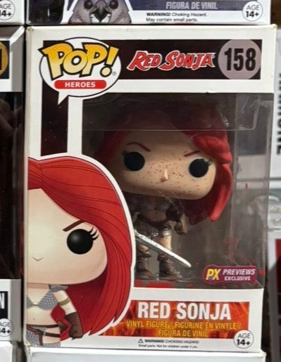 Funko Pop : Conan the Barbarian : Red Sonja #158 Px Previews Exclusive Blood Splatter
