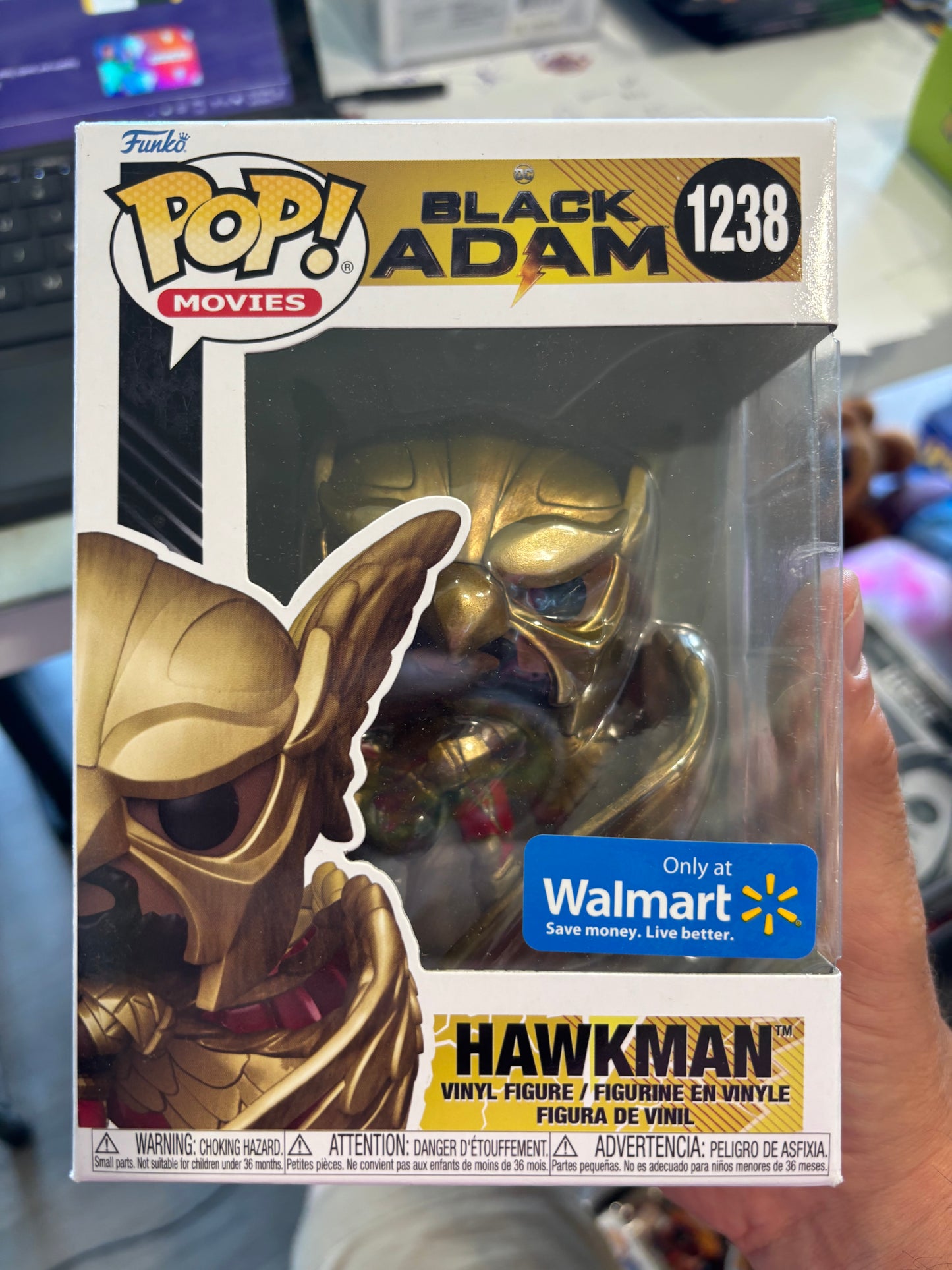 DC Pop! Movies: Black Adam : Hawkman #1238 Walmart Exclusive