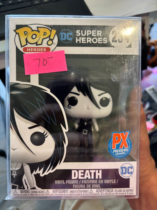 Dc Funko Pop :  Super Heroes : Death #234 Px Previews Exclusive