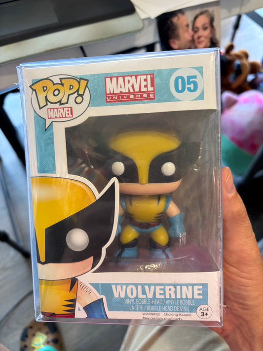 Funko Pop! Marvel X-Men Xmen:  Wolverine #05 Marvel Universe Logo