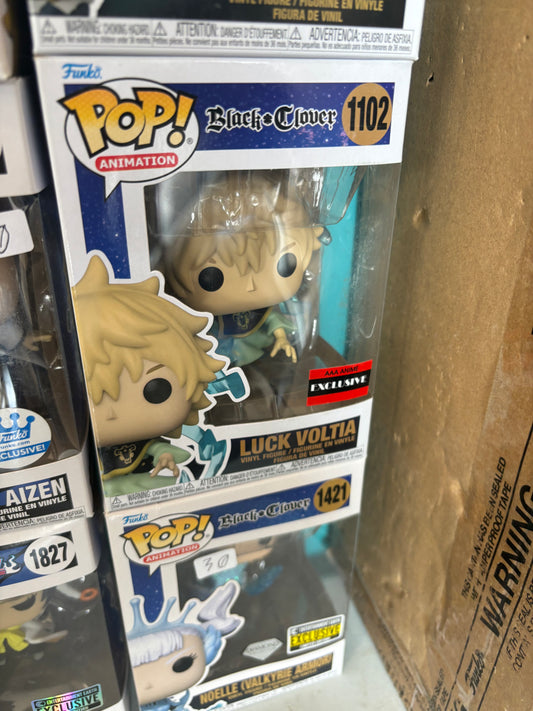 Black Clover Funko Anime  Pop!  Luck Voltia #1102 AAA Exclusive