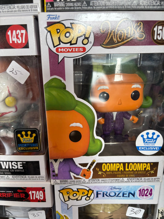 Funko Pop! Movies: Wonka - Oompa Loompa #1501 Funko Store Exclusive