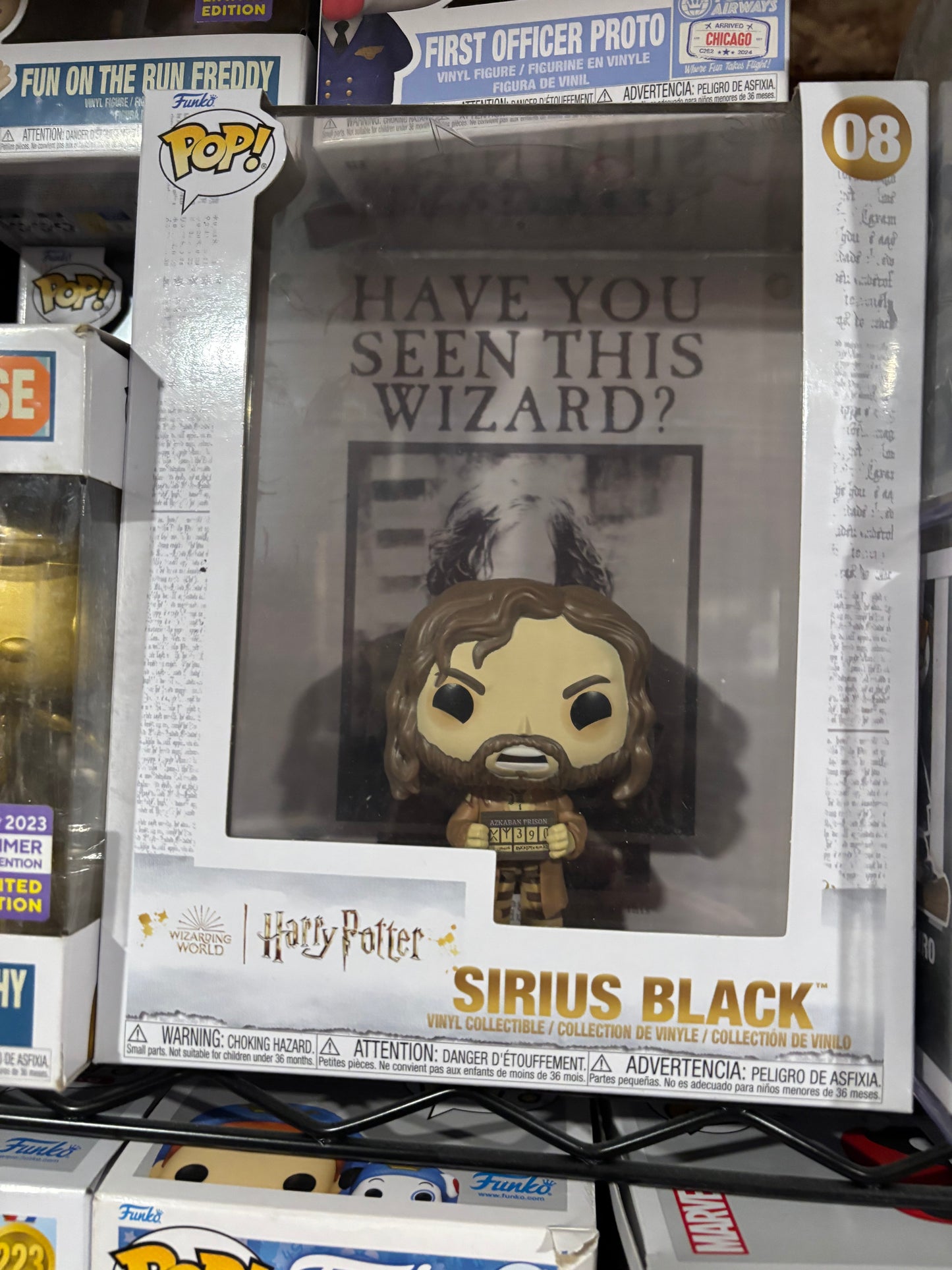 FUNKO POP! Harry Potter :Sirius Black #08 Most Wanted Poster