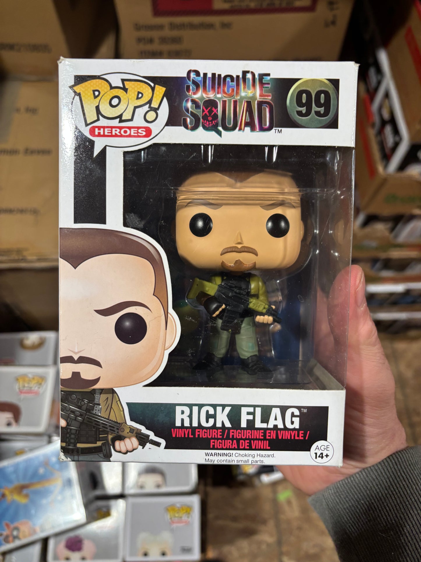 Dc Funko Pop : Suicide Squad : Rick Flag #99