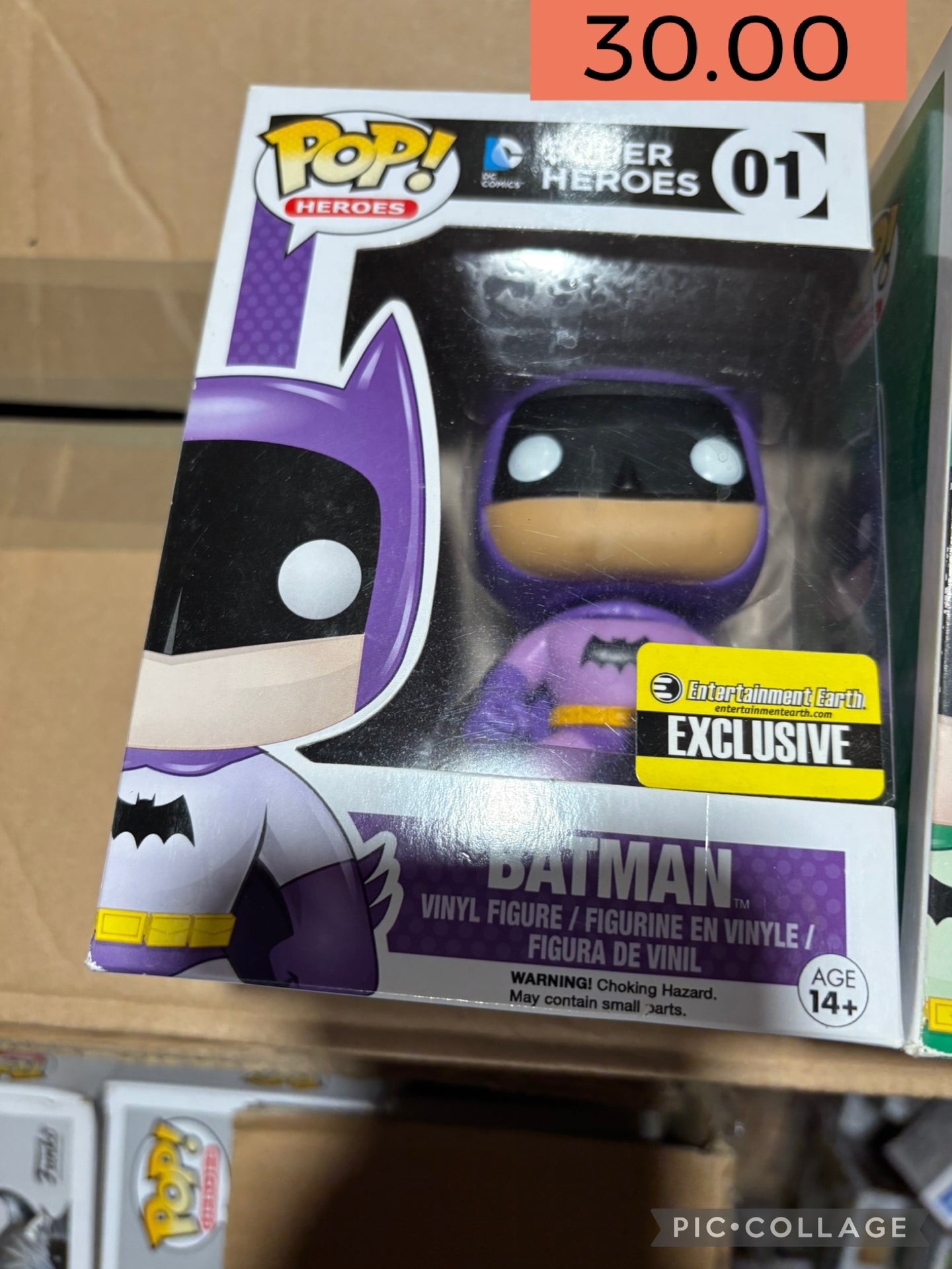 Funko Pop : DC: Batman #01 Purple Entertainment Earth Exclusive
