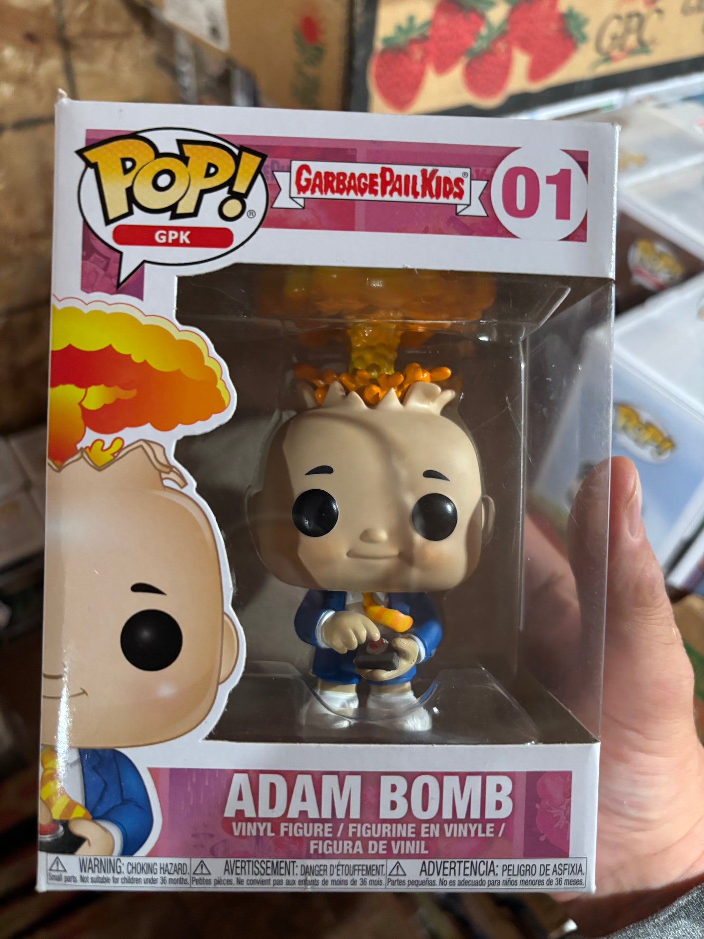 Garbage Pail Kids Funko Pop GPK:  Adam Bomb #01