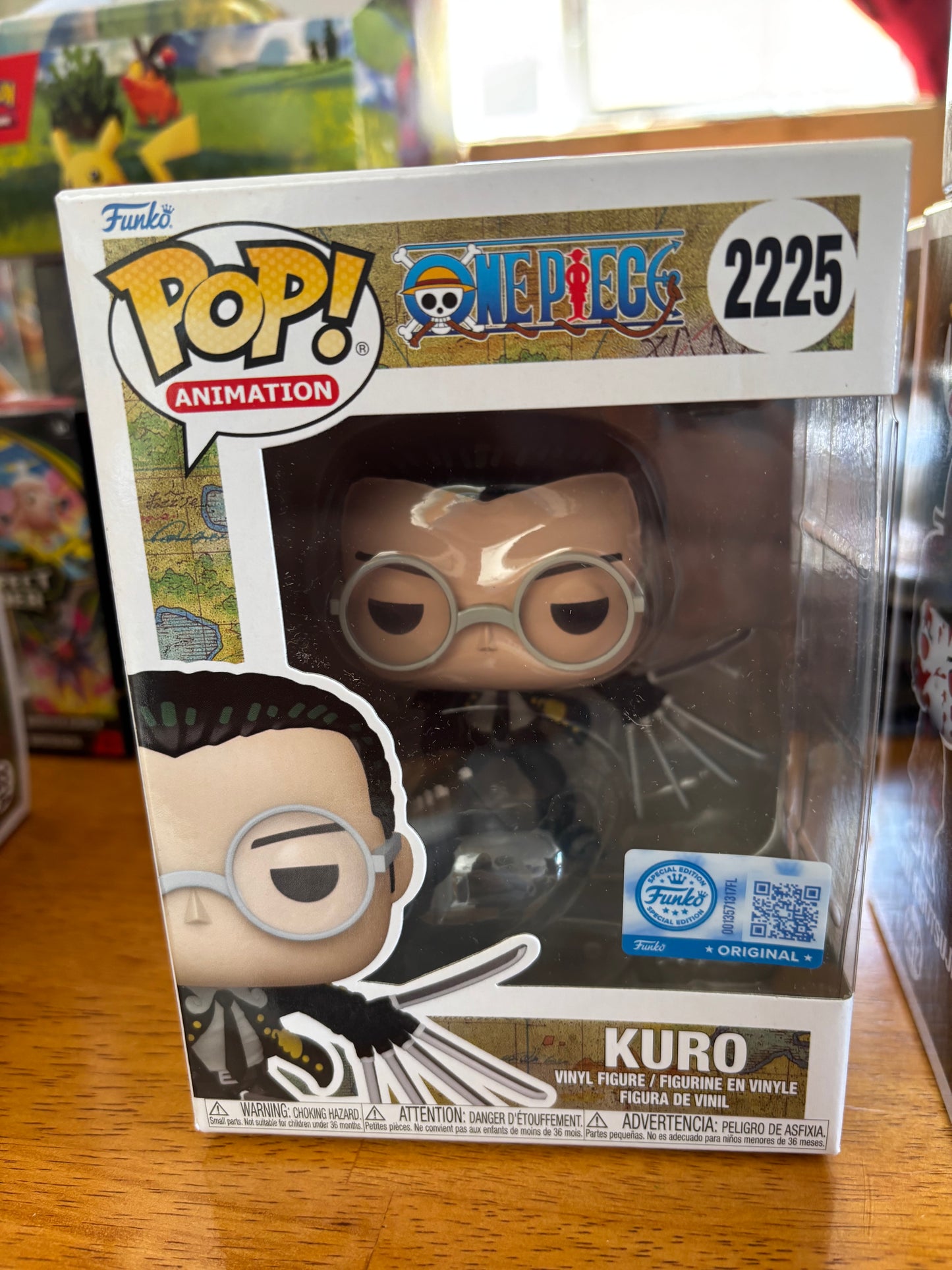 Funko Pop! Anime: One Piece : Kuro #2225 Specialty Series Exclusive