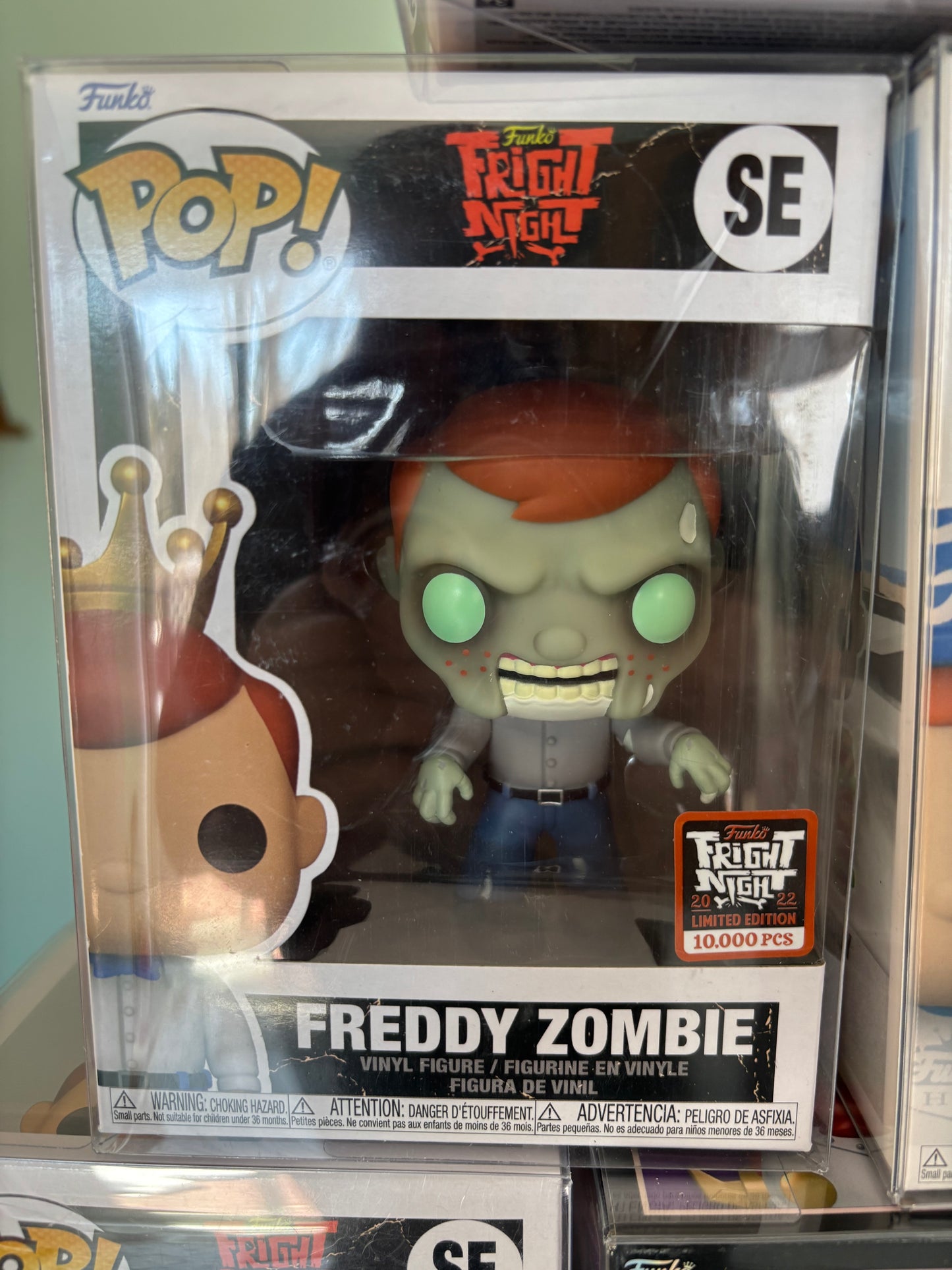 Pop! Funko : Ad Icons : Fright Night Freddy Zombie SE 10000 pieces Glow in the Dark