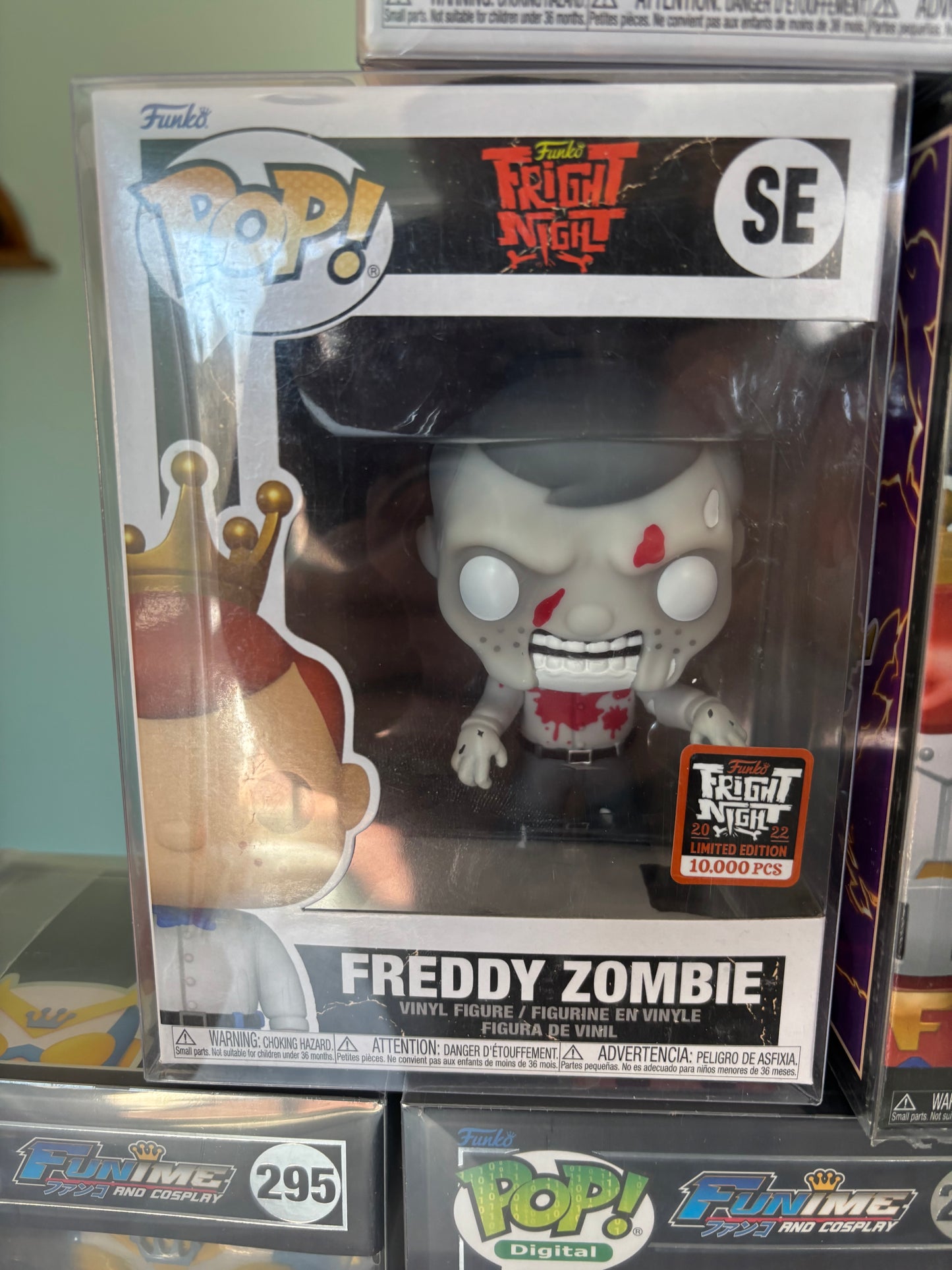 Pop! Funko : Ad Icons : Fright Night Freddy Zombie SE 10000 pieces Black and White