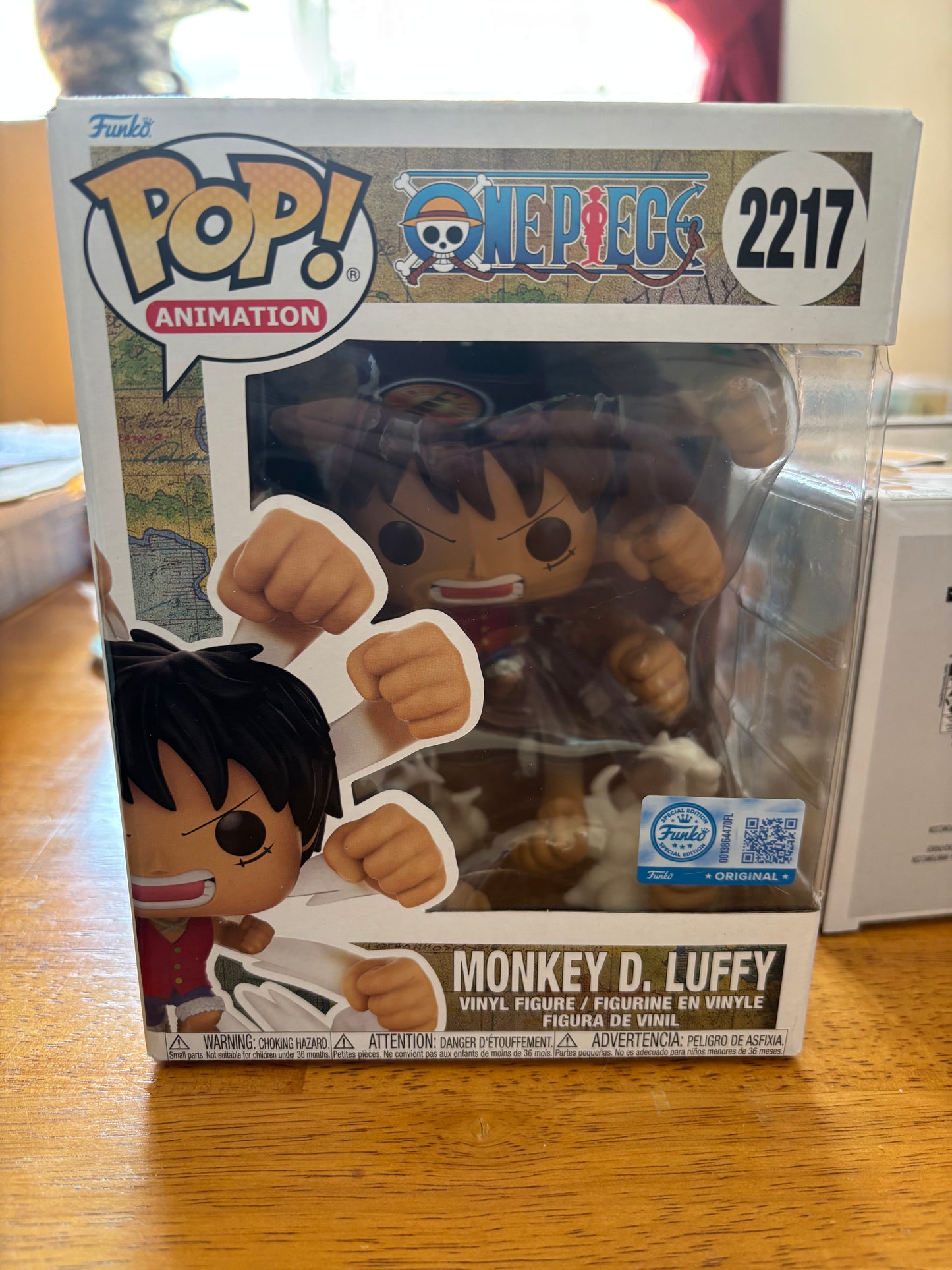 One Piece Pop! Monkey D. Luffy #2217 Exclusive Deluxe