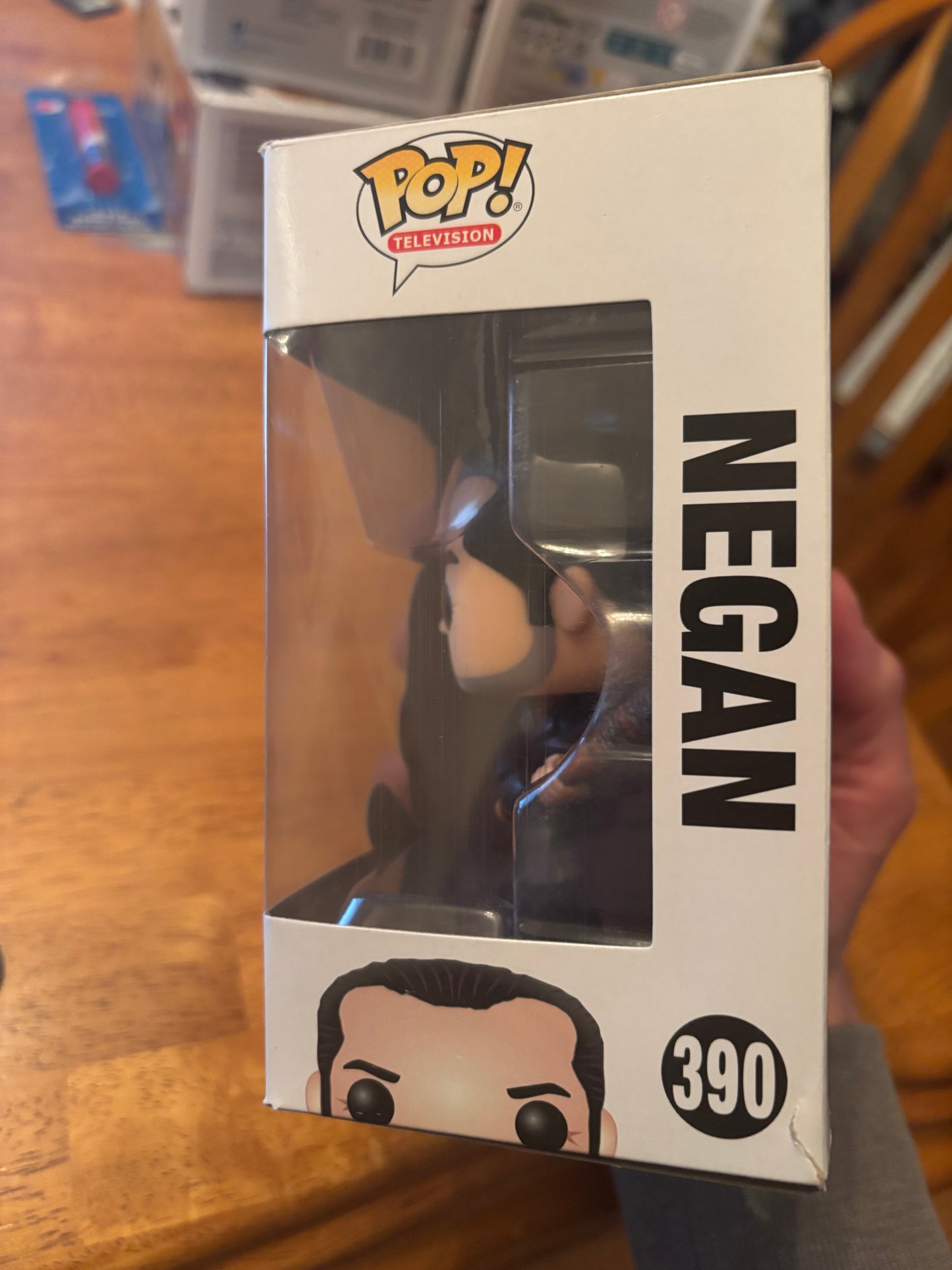 FUNKO POP! Television : Walking Dead :Negan #390 Slight box damage