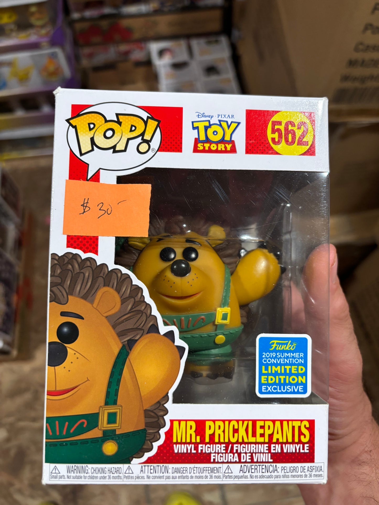 Disney Pop! Toy Story : Mr Pricklepants #562 2019 summer convention exclusive