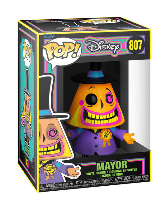 Disney Pop! Nightmare before Xmas Mayor Black Light #807