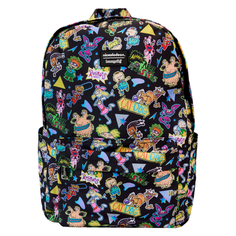 Nickelodeon Character All-Over Print Nylon Full-Size Backpack