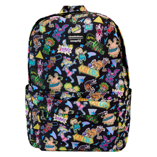 Nickelodeon Character All-Over Print Nylon Full-Size Backpack