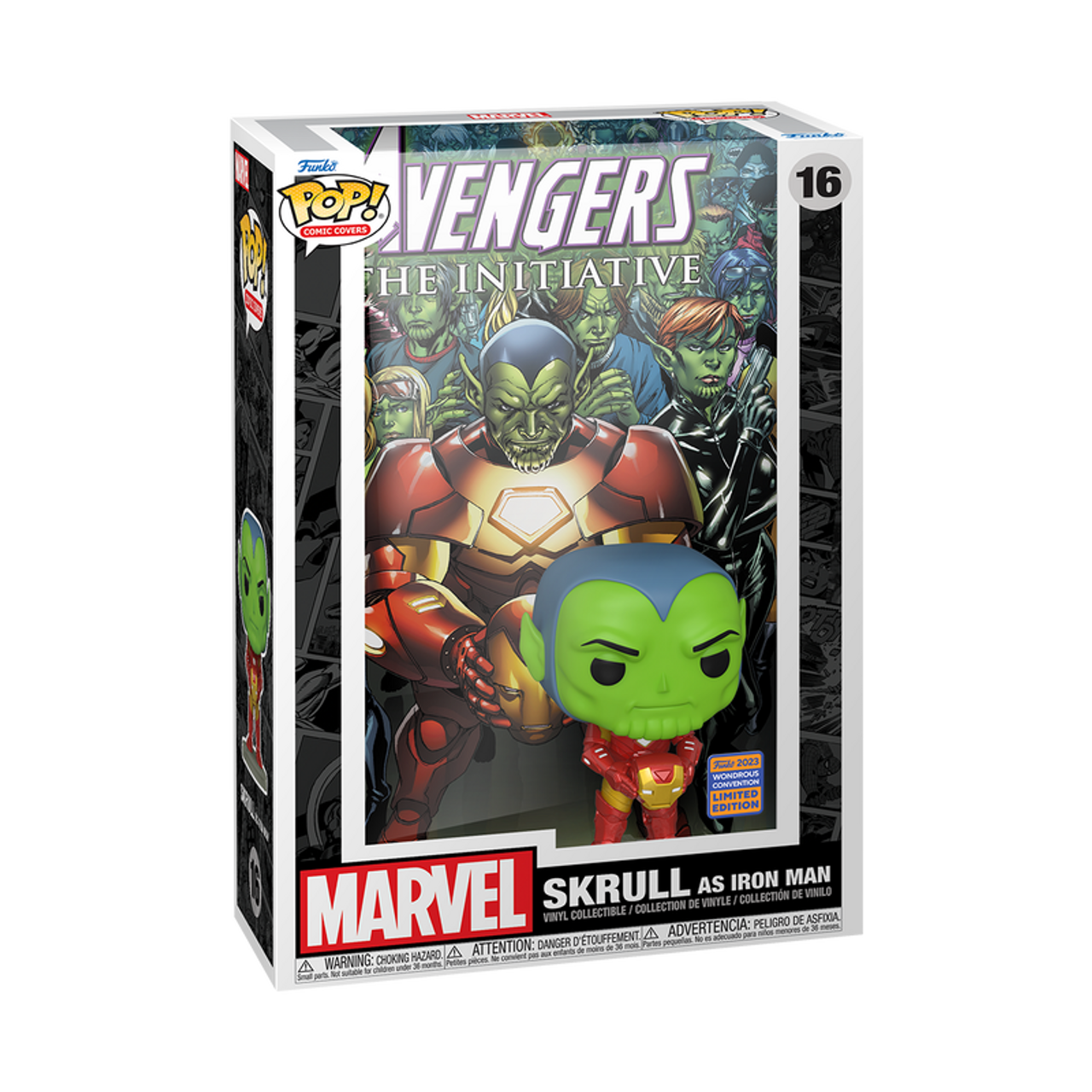 Marvel Pop! Comic Covers Avengers Initative #1 Skrull Iron Man #16 Exclusive