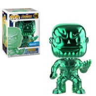 Funko Pop! Marvel Avengers Infinity War : Walmart Exclusive Thanos #289 Green Chrome