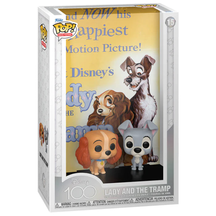 Funko Pop! Movie Poster: Disney: D100 Lady & the Tramp Pop! Movie Poster Saletastic