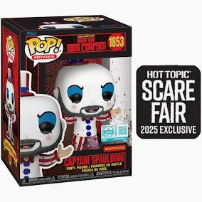 Funko Horror Pop! - Captain Spaulding #1853 Scare Fair Hot topic Exclusive limited 9500