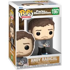 Parks and Recreation Red Funko Pop!  Andy Radical #1567