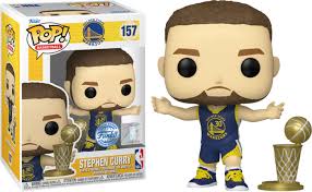 NBA Pop! Stephen Curry - #157 Shared Exclusive with Trophy