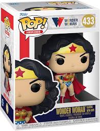 Dc Funko Pop : Wonder Woman : Wonder Woman Classic with cape #433