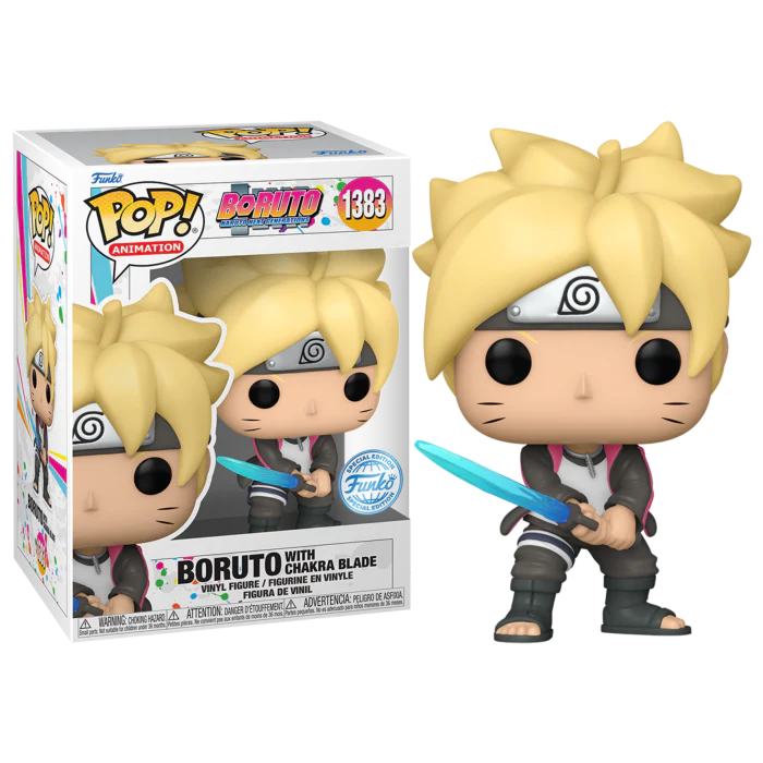 FUNKO POP! Anime: Naruto : Boruto : BORUTO with CHAKRA BLADE #1383 Shared Exclusive