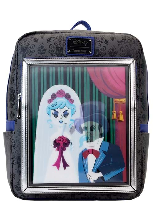 Disney Haunted Mansion Black Widow Bride Loungefly Mini Backpack
