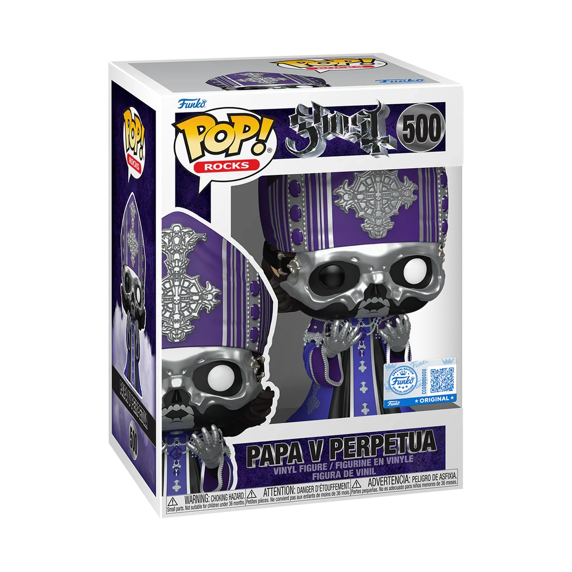 Funko Pop Papa V Perpetua -#500 Hot Topic Exclusive ghost