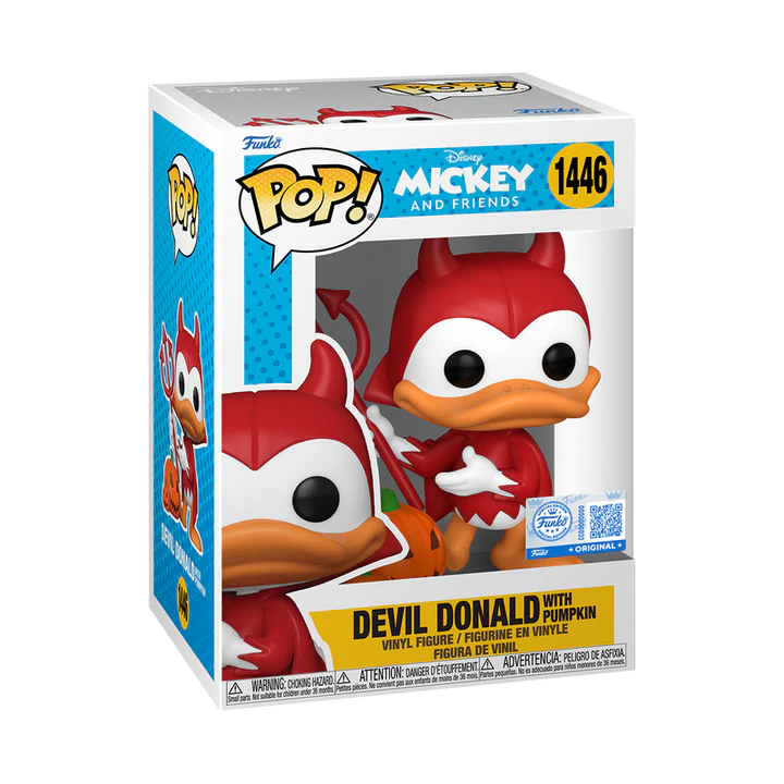 Disney Pop! Funko POP! Devil Donald with Pumpkin Specialty Series Exclusive #1446