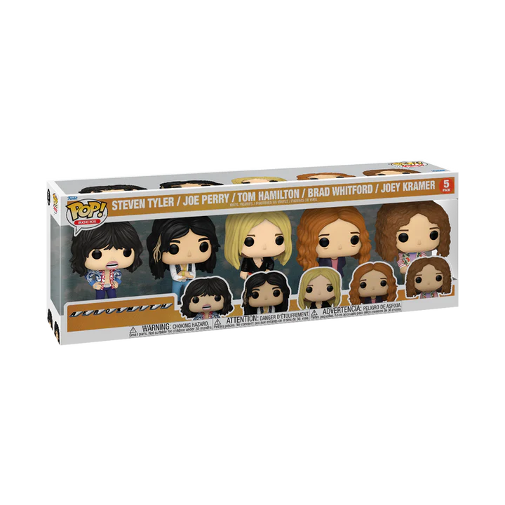 Music : Aerosmith 5 pack funko pop Set Steve tyler