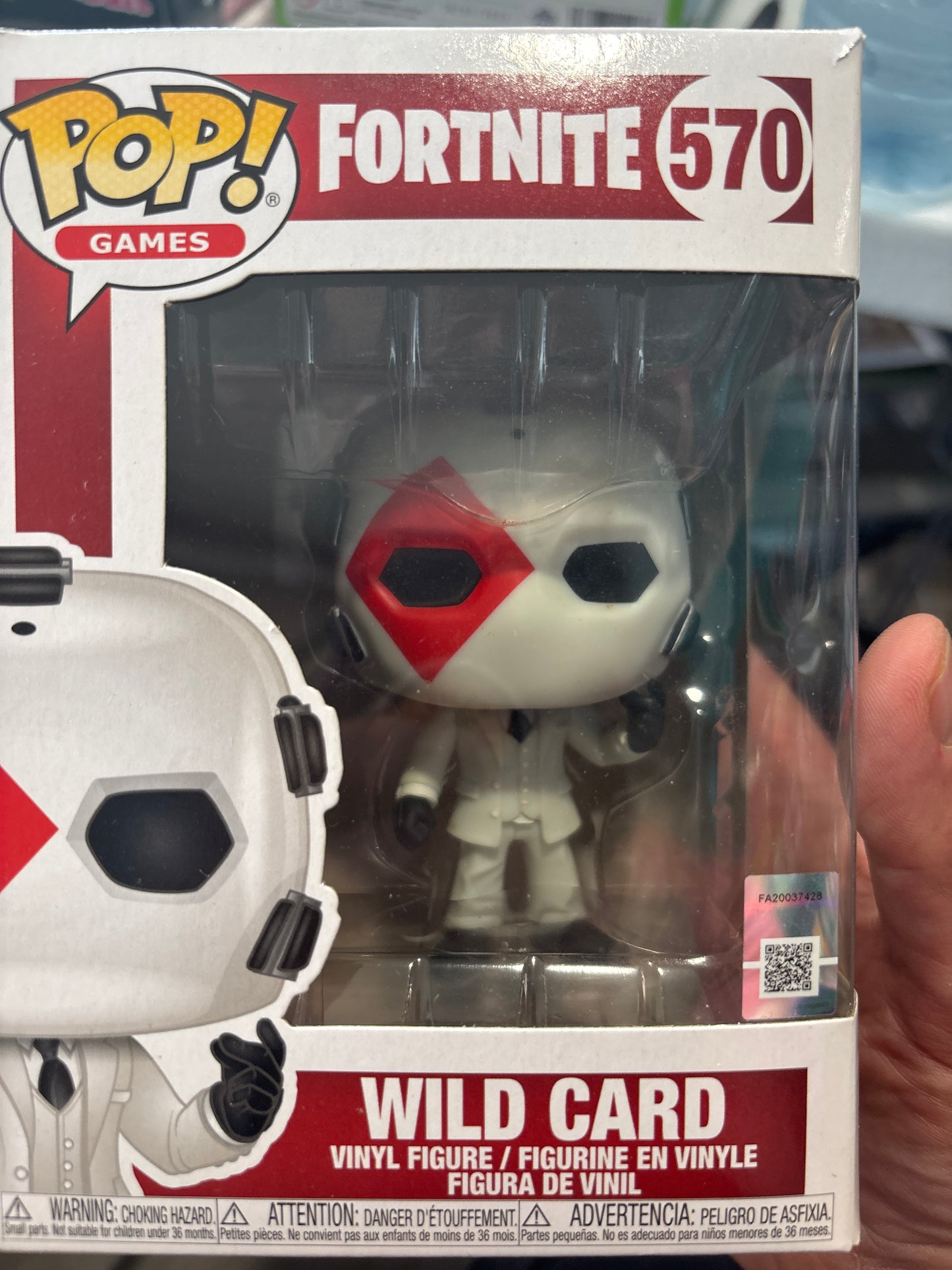 Funko Pop : Video Games : Fortnite : Wild Card #570