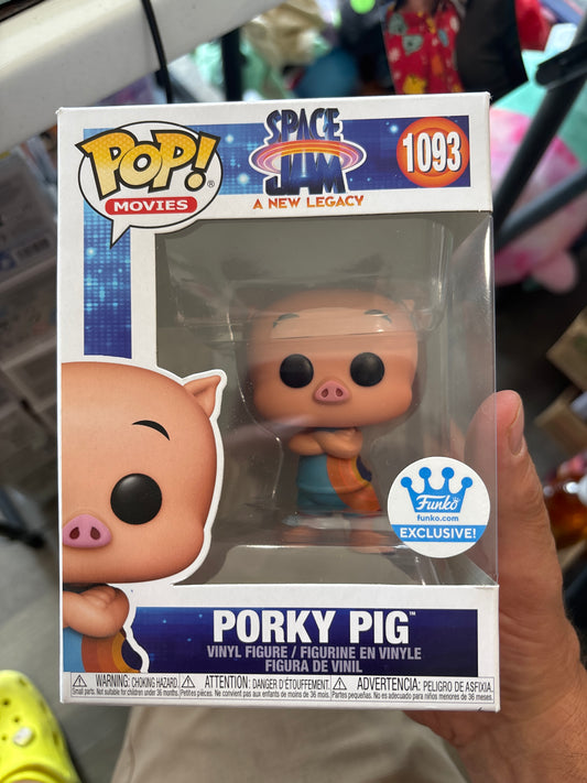 NBA Pop!  Space Jam Porky Pig #1093 Funko Store Exclusive