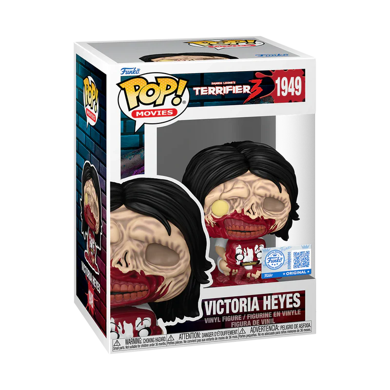 Horror : Terrifier Pop! Victoria Heyes #1949 Art the clown Entertainment Earth Exclusive