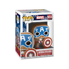 Funko Christmas Pop!  Marvel : Gingerbread Captain America #933