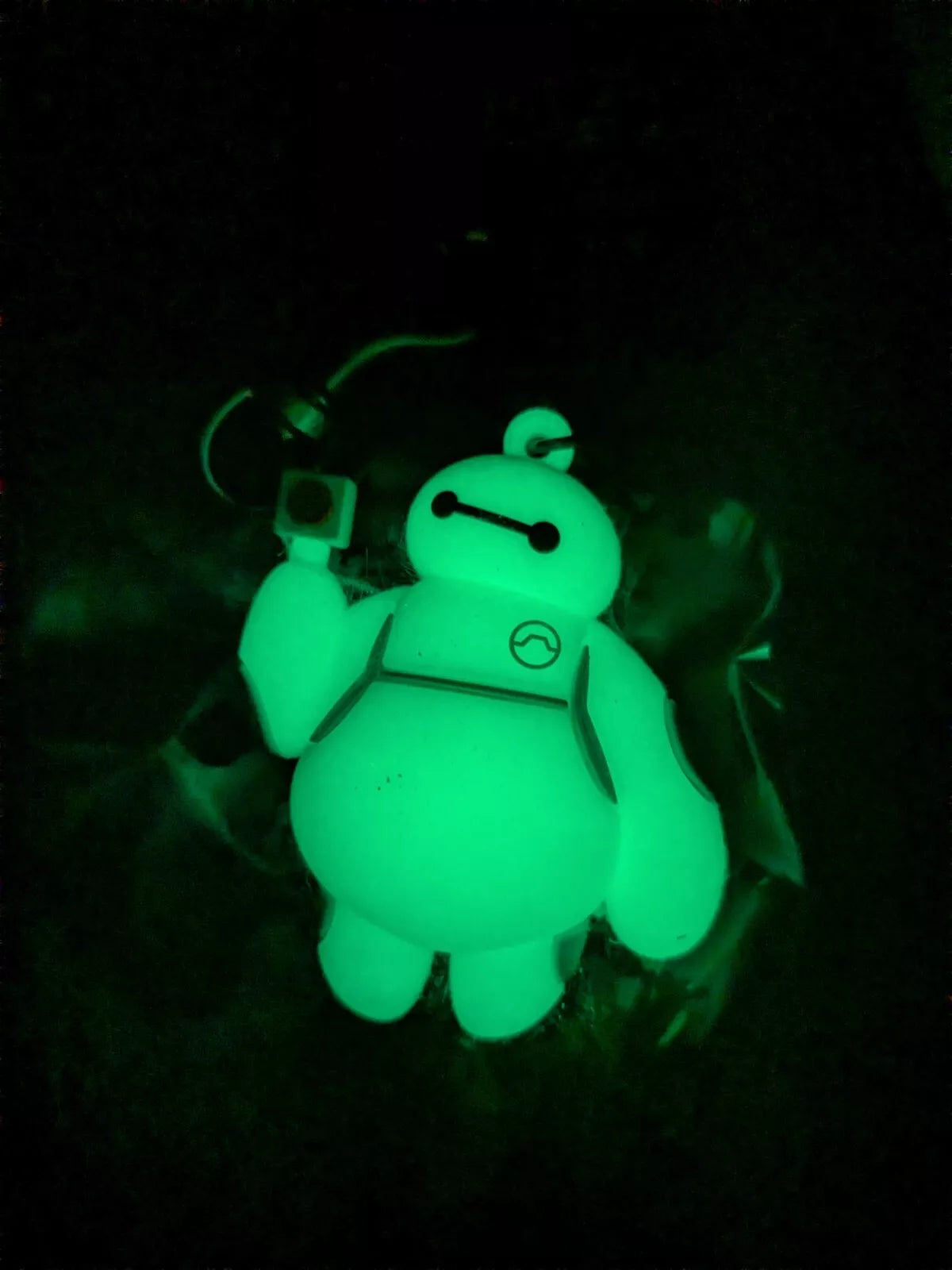 D23 Exclusive Loungefly Baymax (Big Hero 6) Glow In The Dark Key Chain