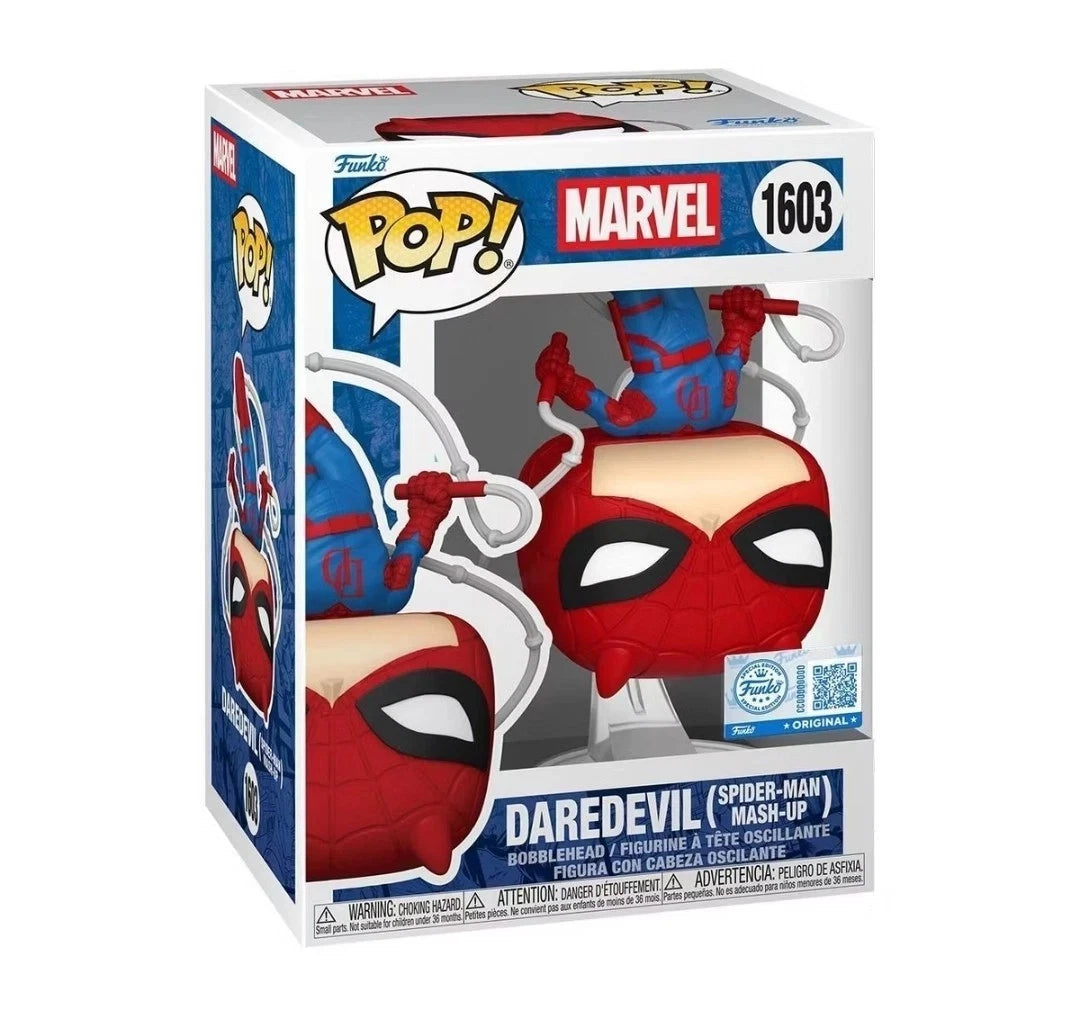Marvel Funko Pop! Daredevil Spiderman Cosplay Mash up #1603 Exclusive