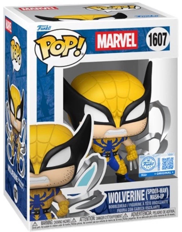 Marvel Funko Pop! Wolverine Spiderman Cosplay Mash up #1607 Exclusive