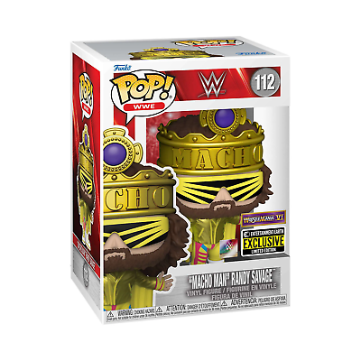 Funko Pop! WWE King Randy Savage Macho Man Entertainment Earth Exclusive
