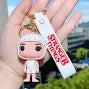 Keychain Stranger things : Eleven ( with Electrodes on )