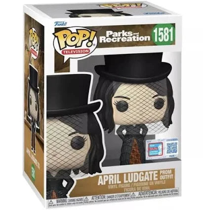 Parks and Recreation Red Funko Pop! April Ludgate #1581 prom outfit Funko store exclusive