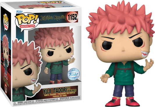 Funko Pop! Anime: Jujutsu Kaisen - Yuji Itadori with Sukuna Mouth #1152 Shared Exclusive