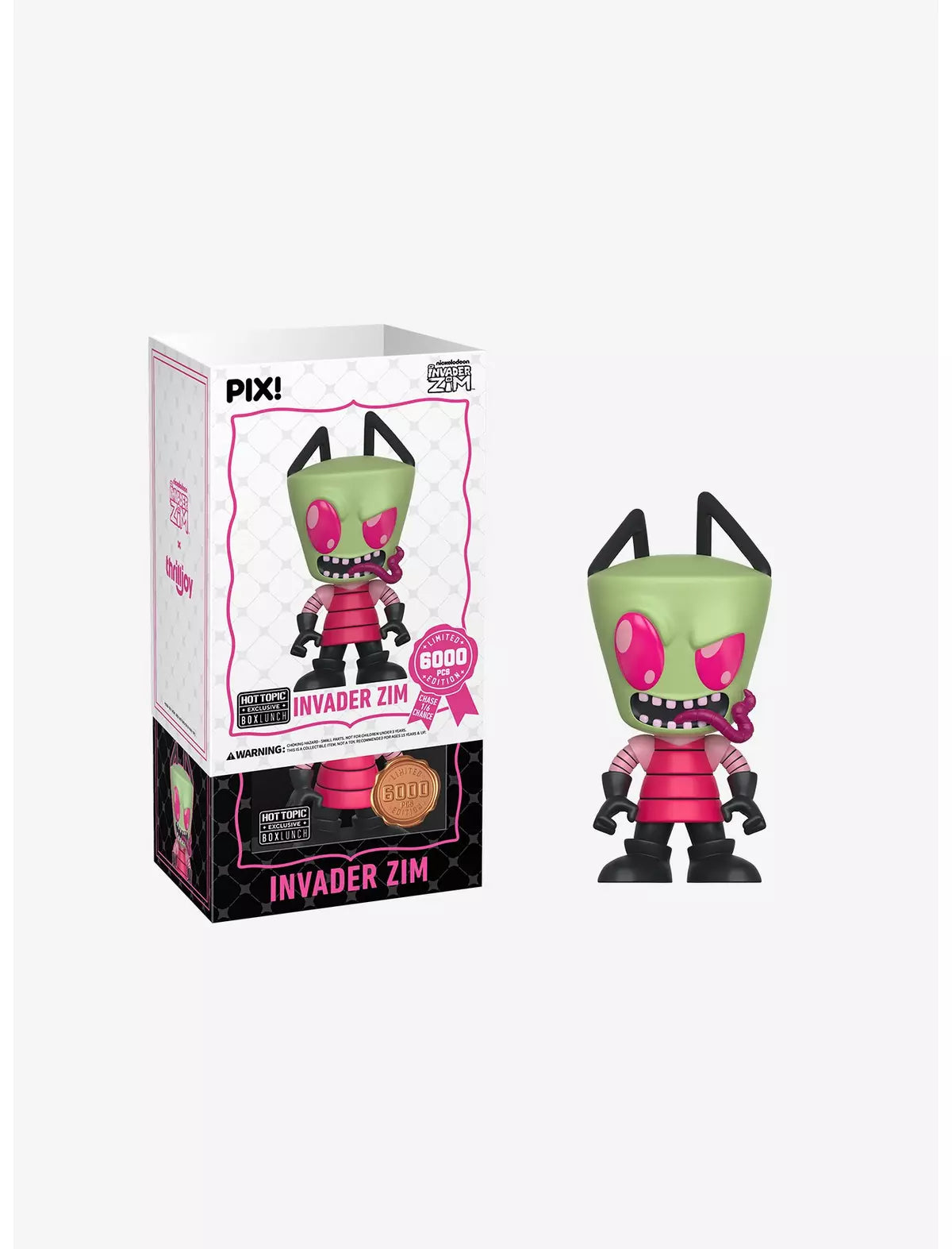 Thrilljoy Invader Zim Pix! Zim Collectible Figure Hot Topic & BoxLunch Exclusive