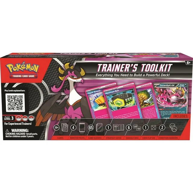 Pokemon TCG: Trainer’s Toolkit 2025 - 4 Packs, Promos, Accessories