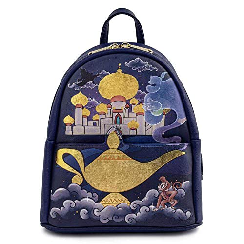 Loungefly Disney Aladdin Jasmine Castle Double Strap Mini Backpack