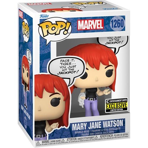 Funko Pop! Spider-Man POP! Marvel Mary Jane Watson #1260 entertainment earth Exclusive