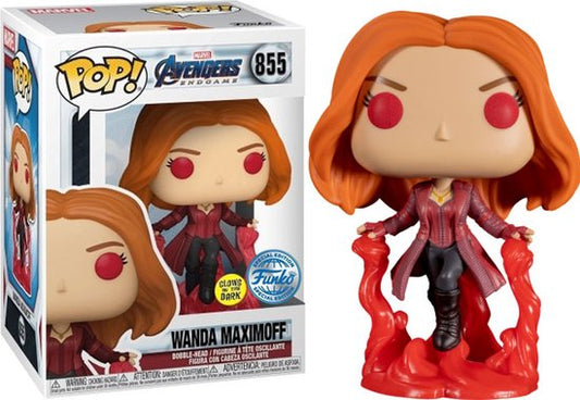 Pop! Avengers Endgame 855 - Wanda Maximoff Glow in The Dark Special Edition exclusive