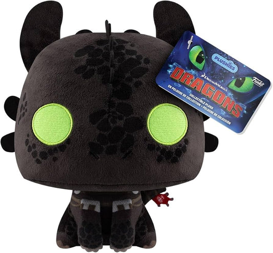 Funko Plush - Toothless From How to Train Your Dragon 7"